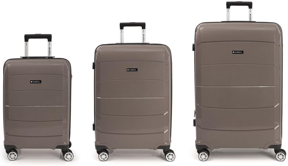 GABOL Set mit 2 Koffern C, für Erwachsene, Unisex CML Stein, CML Stein