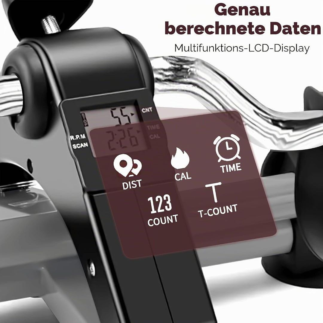 Techfit Pedal-Ausbilder, Mini-Heimtrainer für Heim und Büro, leichte Trainingsmaschine für Arme und