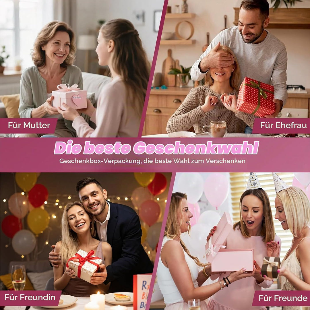 Kabellose Glättbürste, Mini Haarglätter Bürste, Negativ Ionen Glätteisen, Haarglätterbürste mit LED-