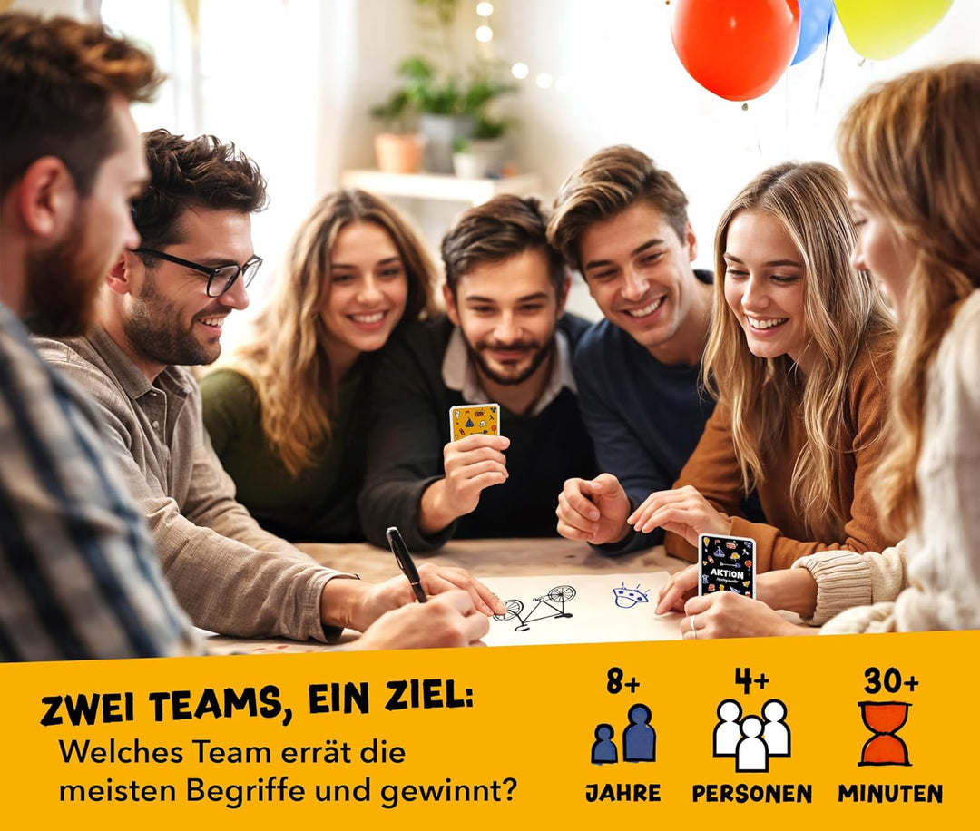 MONTAGSMALER - Das beliebte Zeichenspiel für Familie & Freunde | Perfekt für jeden lustigen Spieleab
