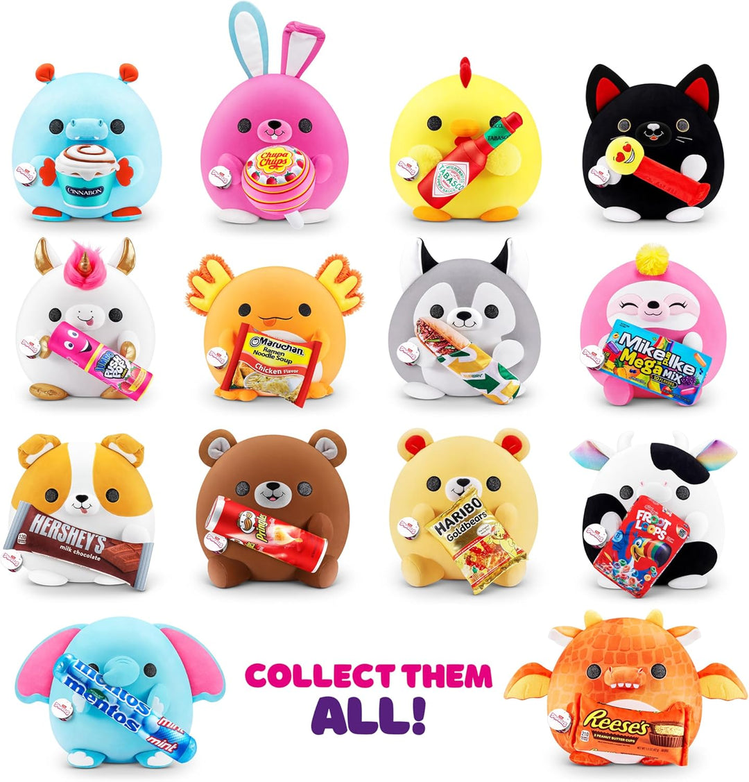 Snackles Series 1 Wave 2 Bunny (Chupa Chups), Surprise Medium Plush, Ultra Soft Plush, 35 cm, Collec