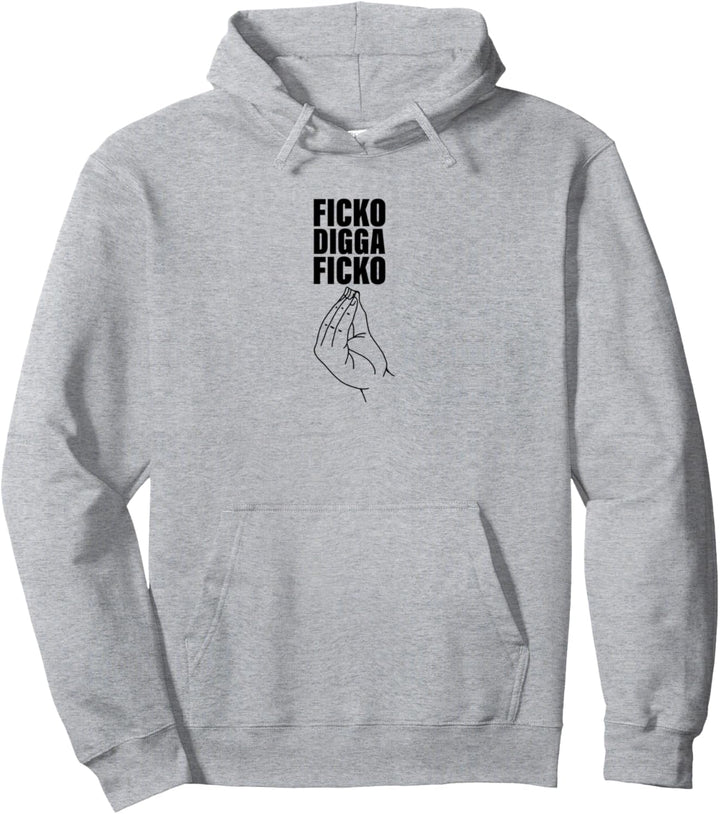 Ficko Digga Ficko Meme Handzeichen italienische Geste Pullover Hoodie
