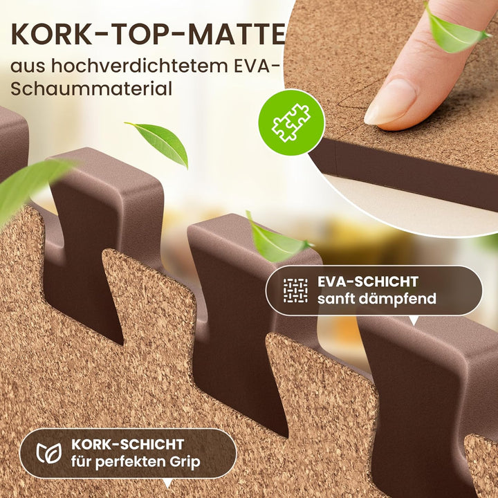 Schutzmatten Bodenschutzmatte Set Sportmatte Gymnastikmatte Puzzlematte: Puzzle Sportgeräte Matte Fi