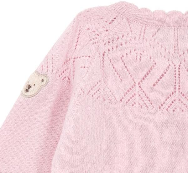 Steiff Baby - Mädchen Strickjacke Strickjacke (1er Pack) 62 Ballerina, 62 Ballerina