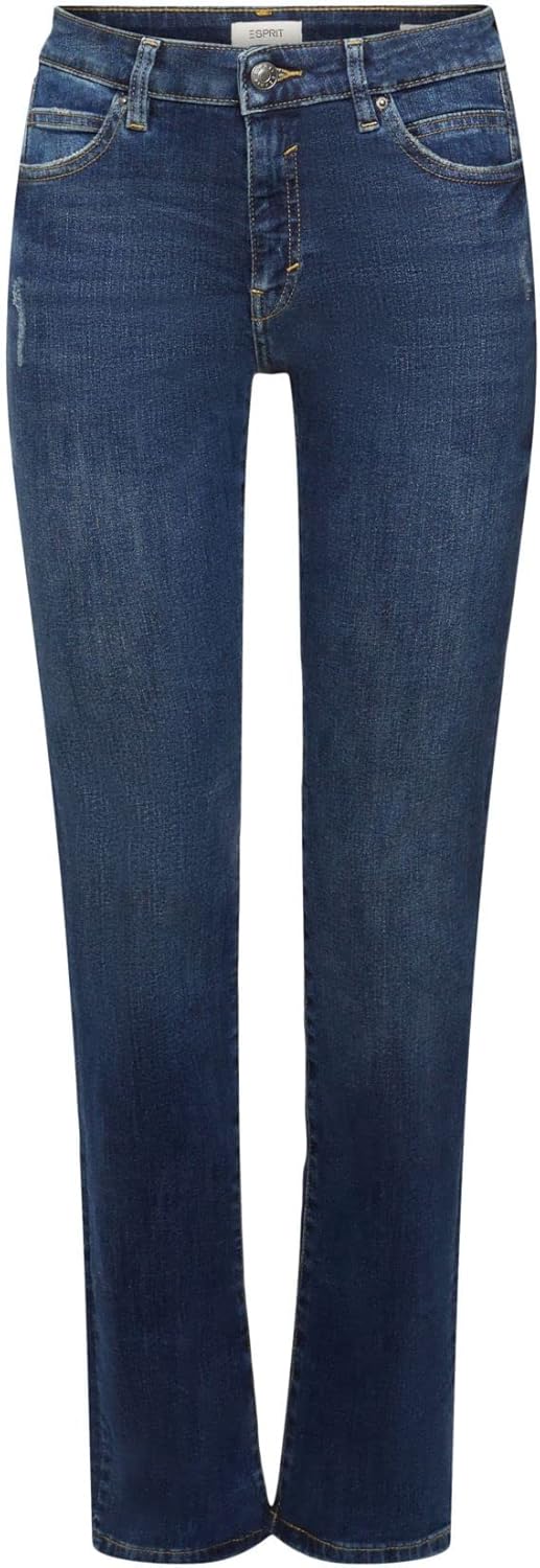 ESPRIT Damen Jeans 25W / 32L 901/Blue Dark Wash, 25W / 32L 901/Blue Dark Wash