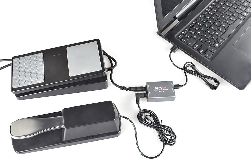 DOREMIDI Expression Pedal Konverter Pedal Sustain Pedal Expander MPC-10
