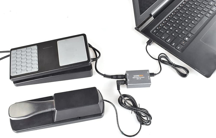 DOREMIDI Expression Pedal Konverter Pedal Sustain Pedal Expander MPC-10