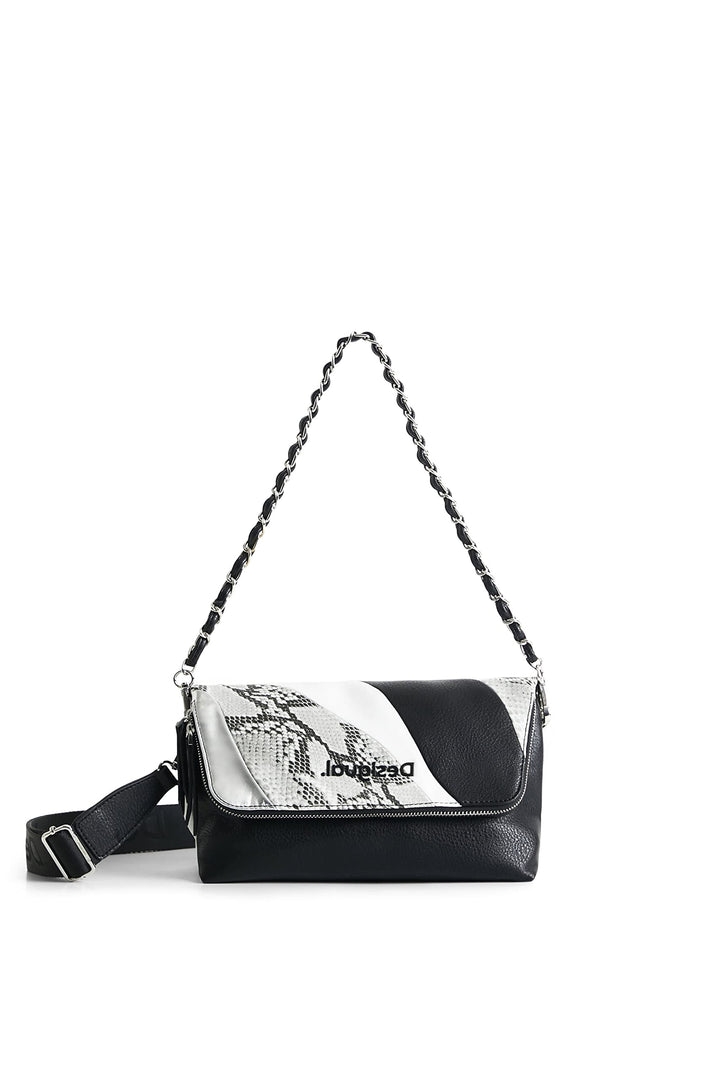 Desigual Women's Black Bag_Patch PSICO Snake VEN 2000