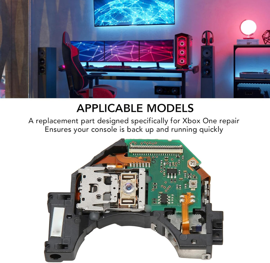 für Laserlinse für One, für -Ersatzlinse, Spielekonsole für Laserlinsenkopf-Reparaturteile, Ersatz f