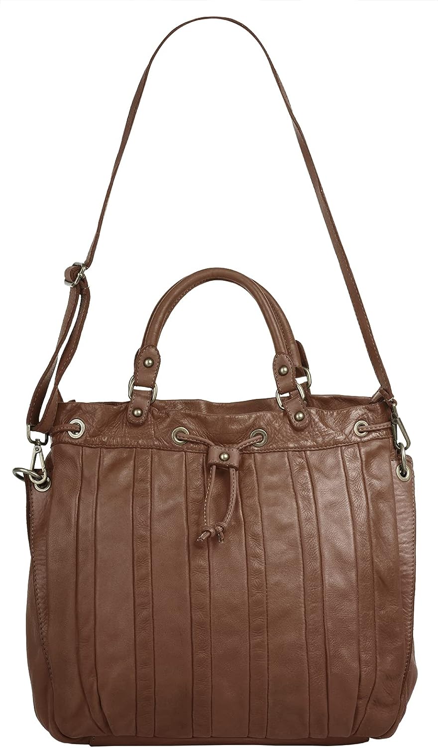 forty° Shopper Echt Leder Damen - 021143 Cognac, Cognac