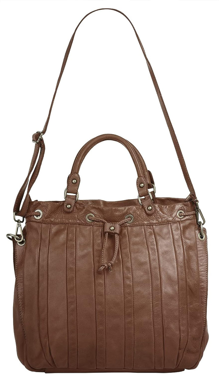 forty° Shopper Echt Leder Damen - 021143 Cognac, Cognac