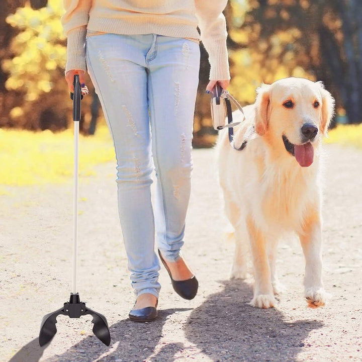 Greensen Hundekotschaufel Tragbare Hundekotgreifer mit Langem Griff Hochdruck Feder Hundekot Schaufe