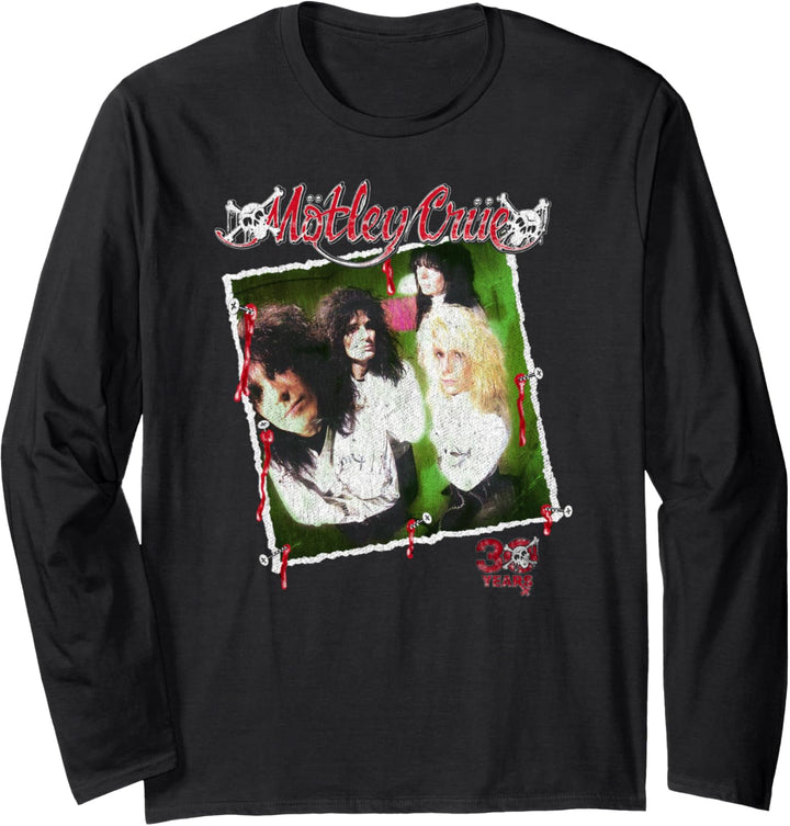 Mötley Crüe – Retro Vintage 30 Years Dr. Feelgood Photo Langarmshirt