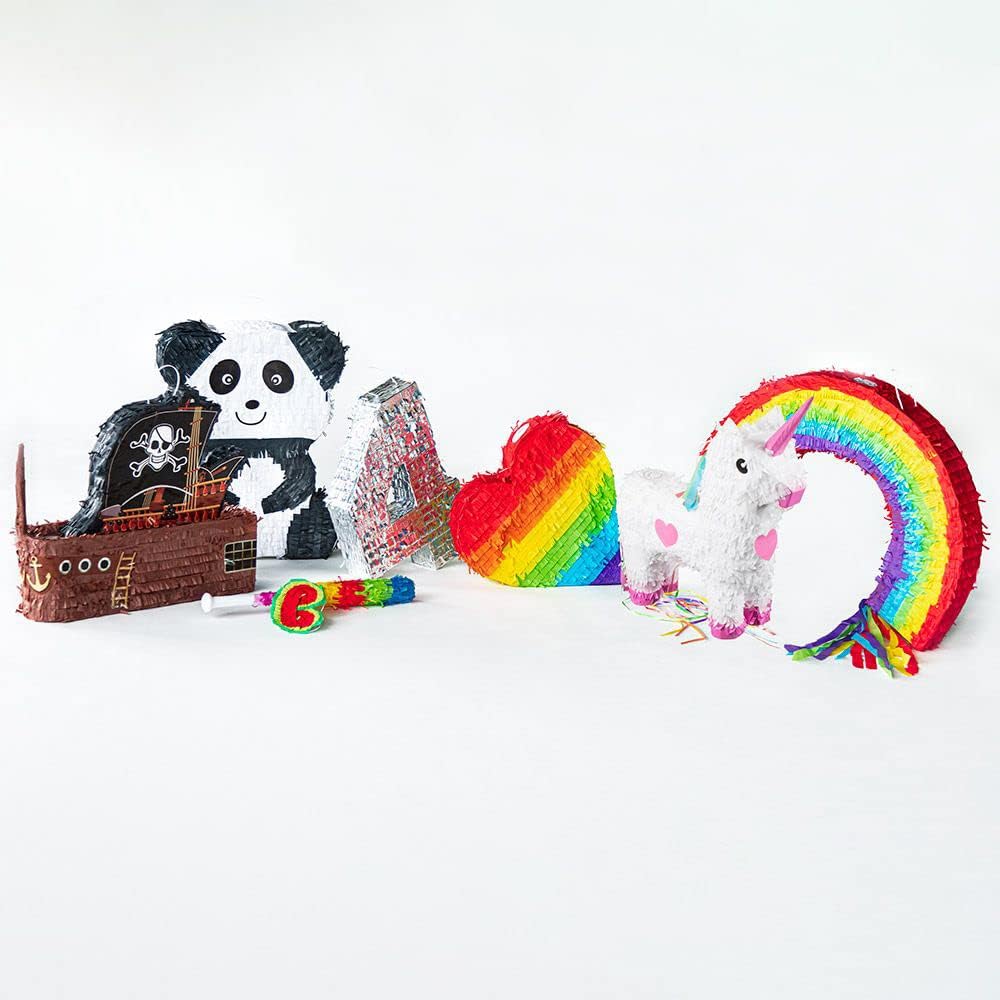Boland 30960 - Pinata Panda, Grösse 50 x 38 x 10 cm, schwarz-weisser Bär, Geburtstag, Dekoration, Pa