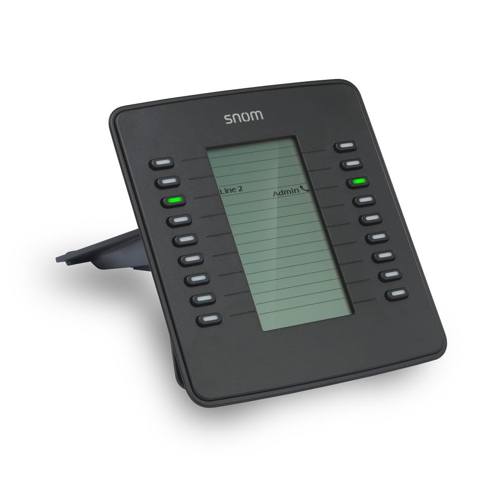 Snom D7 USB-Erweiterungsmodul für D7xx-Telefone (hochauflösendes Schwarz-Weiss-Display mit Hintergru