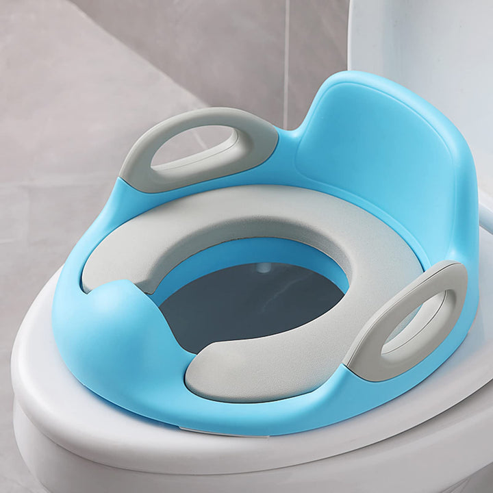 Kinder Toilettensitz WC-Sitz Töpfchen Training Sitze Kloaufsatz, Blau, Blau