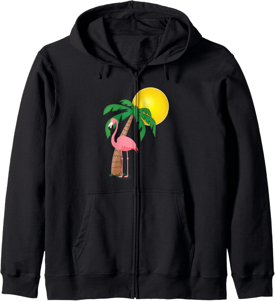 Flamingo Urlaub Kapuzenjacke
