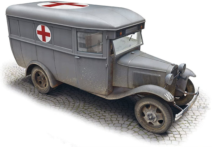 MiniArt 35160 - Modellbausatz GAZ-03-30 Ambulance