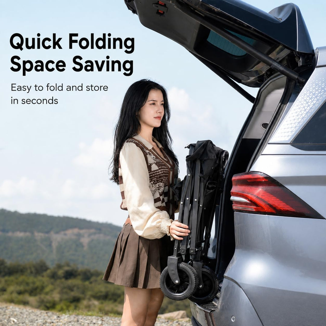 Bollerwagen 60L Klappbar Transportwagen Camping Garten | Strand- &amp; Gartenwagen, 60 kg Tragkraft, kla