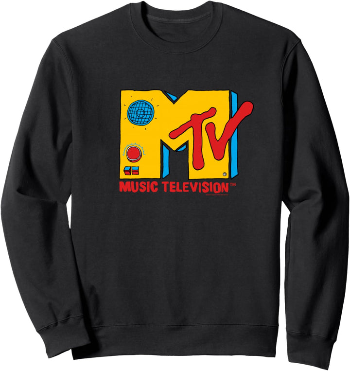 MTV Logo Retro-Boombox Sweatshirt