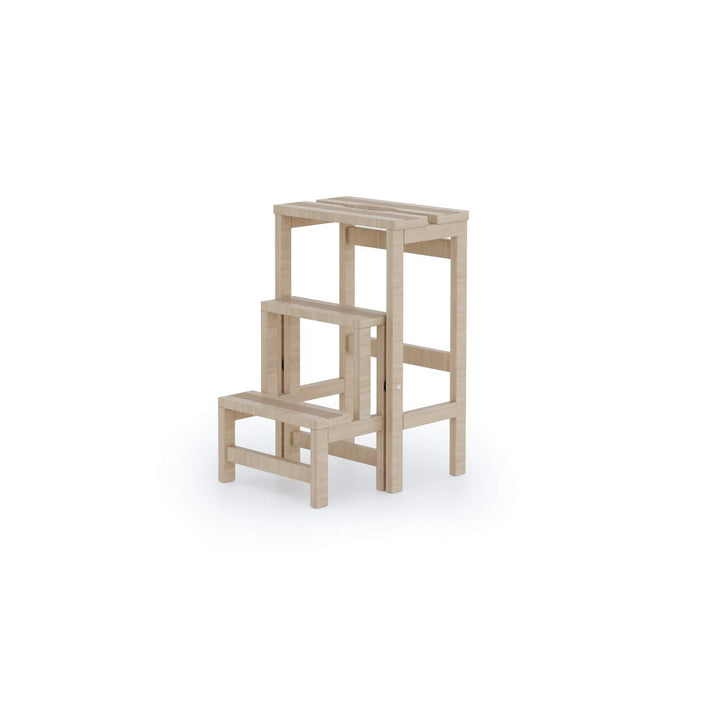 Klapphocker aus Buchenholz