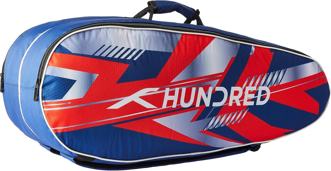 Hundred Strike Badminton and Tennis Racquet Kit Bag L Slate Blue, L Slate Blue