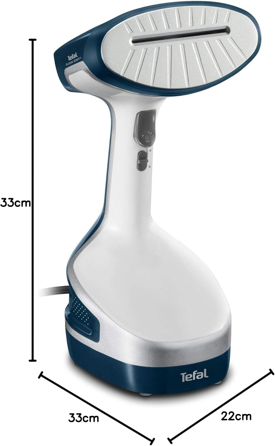 Tefal DT8100 Dampfbürste Access Steam+ | inkl. Dampfhaube, Fusselbürste, Kleiderhaken | 190 ml Wasse