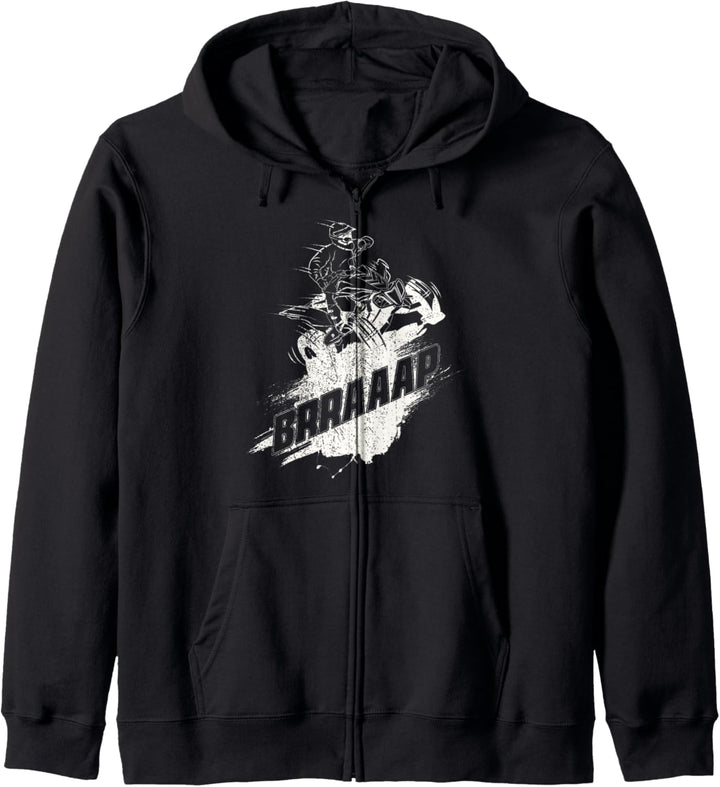 ATV Brraaap Offroader Quad Biker Four Wheeler Spass Schlamm Kapuzenjacke