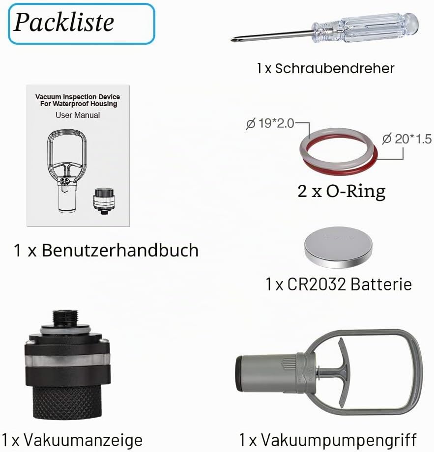 VPS-100 Pre-Dive Vacuum Leak Check System Vacuum Pump, Vacuum Pump