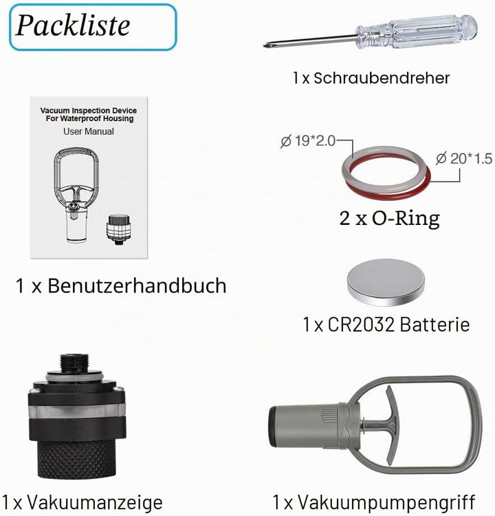 VPS-100 Pre-Dive Vacuum Leak Check System Vacuum Pump, Vacuum Pump