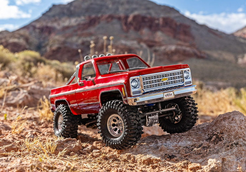 Traxxas TRX-4M Chevrolet K10 1/18 Rot mit ACCUS/Ladegerät 97064-1-RED