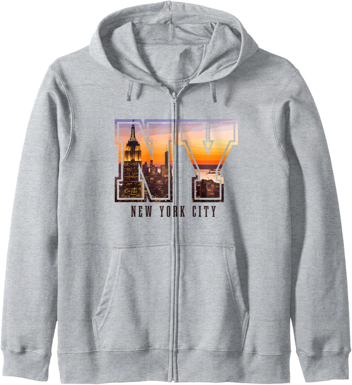 New York City NYC NY Skyline USA Amerika Souvenir Geschenk Kapuzenjacke