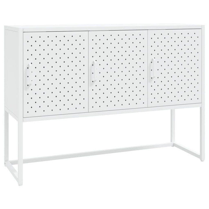 vidaXL Sideboard 3 Türen Kommode Anrichte Beistellschrank Schrank Mehrzweckschrank Standschrank Stah