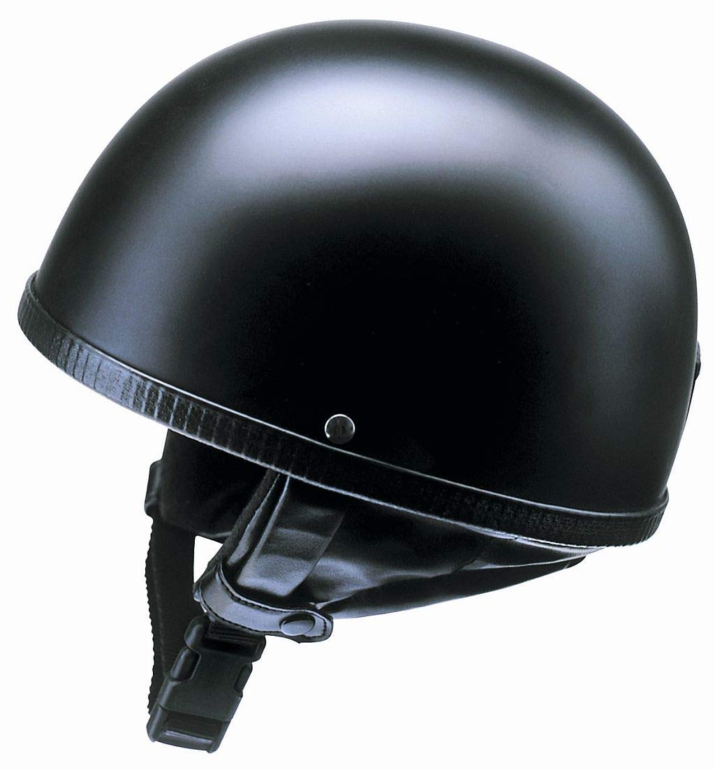 Redbike Oldtimer Motorrad Halbschalenhelm RB 500 schwarz matt Schwarz ohne ECE S - XXL, S