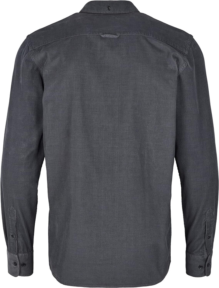 BY GARMENT MAKERS Sustainable; obviously! Unisex GM131303 3176 M Shirt, Gray Pinstripe, M