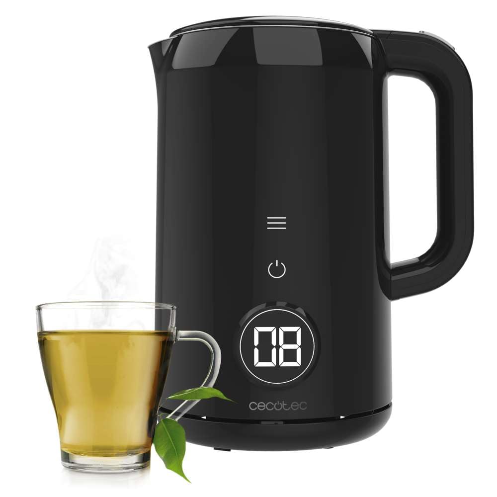 Cecotec Elektrischer Wasserkocher Thermosense 600 Touch Neo, 1,7 l, Touchscreen, 2200 W, innen aus E