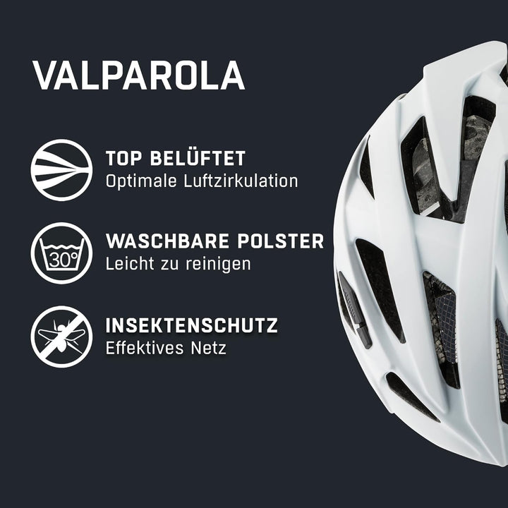 ALPINA VALPAROLA - Stossabsorbierender, Optimal Klimatisierter & Leichter Fahrradhelm Mit Antibakter