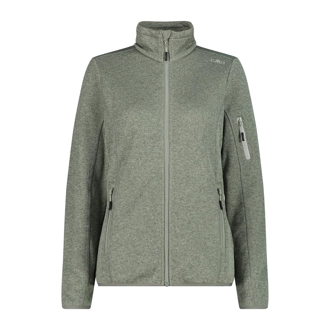 CMP Damen Knitted Mesh Jacke Fleecejacke Fleecepullover XXS Avocado, XXS Avocado