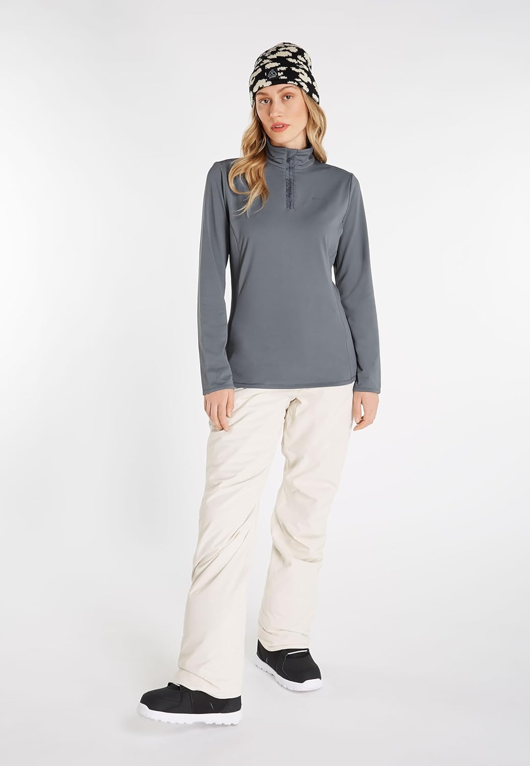 Protest Damen 1/4-reissverschluss FABRIZ XS Manatee, XS Manatee