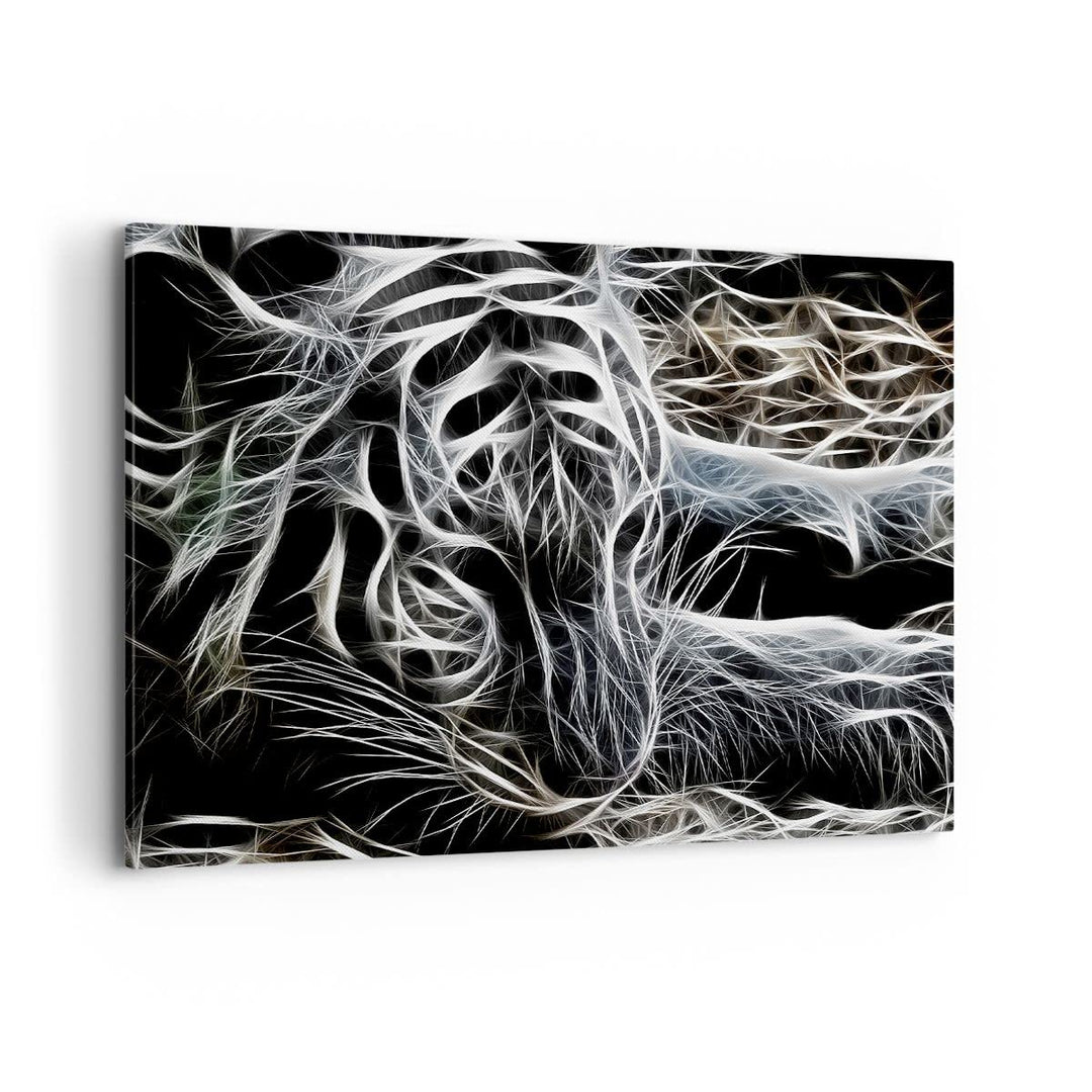 Bilder auf Leinwand 100x70cm Leinwandbild mit Rahmen Abstraktion modern Gross Wanddeko Bild Schlafzi