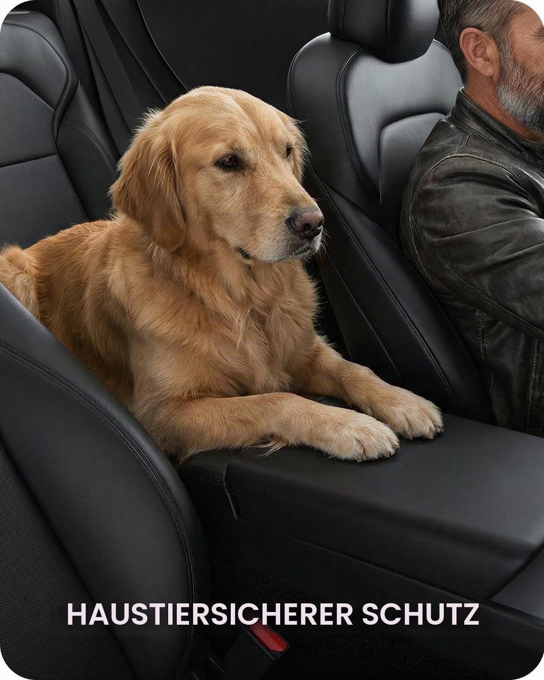 BASENOR Tesla Model 3 Model Y Mittelkonsole Abdeckung TPE Armlehnenabdeckung rutschfeste Schutzabdec