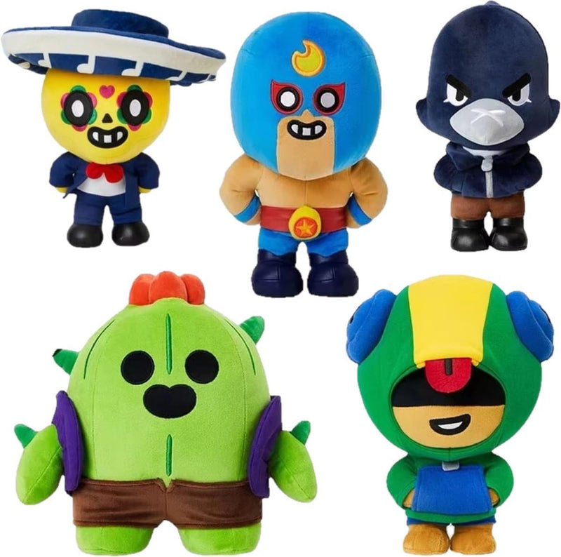 Klikkopers Brawl Stars Kuscheltiere, Brawl Stars Leon Kuscheltier, Brawl-Stars Plüschpuppe, Brawl-St