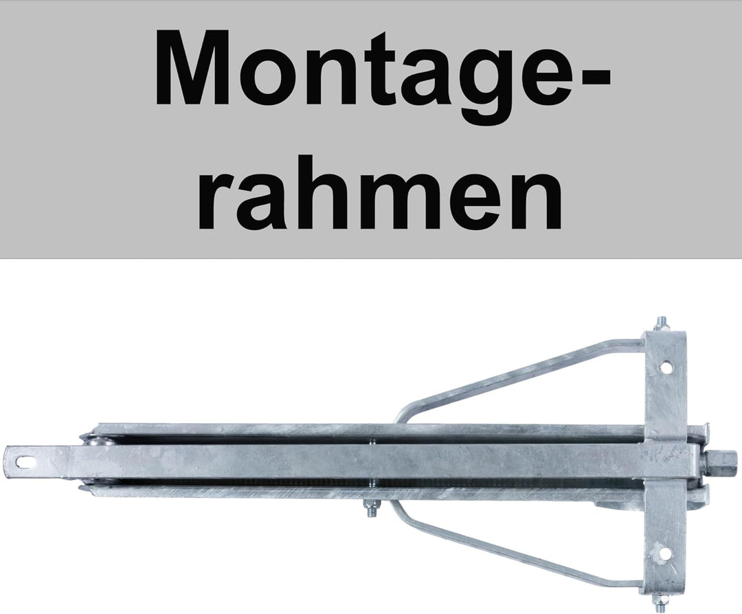 Ausdrehstütze Eckstütze aus Stahl Stützbein geeignet für Caravan Trailer PKW-Anhänger Abstützung Niv