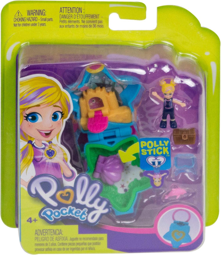 Mattel Polly Pocket FRY33 Tiny Places Pollys Aquarium Polly's Aquarium, Polly's Aquarium