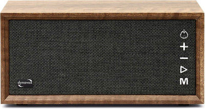Dynavox FMP3 BT, kompaktes FM-Küchenradio in edlem Holz-Design, portabler Wireless-Lautsprecher mit