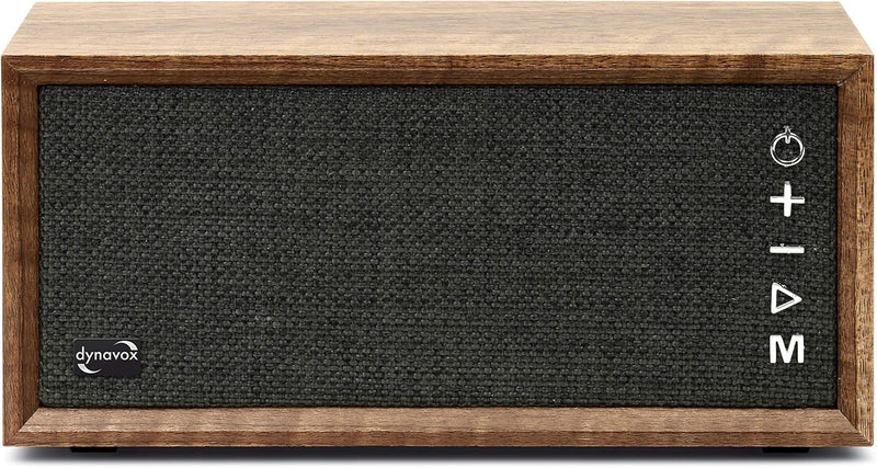 Dynavox FMP3 BT, kompaktes FM-Küchenradio in edlem Holz-Design, portabler Wireless-Lautsprecher mit