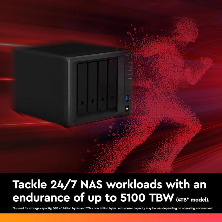 WD Red SN700 NVMe SSD 1 TB (SSD für NAS-Geräte, 24/7‐NAS‐Workloads, Dauerhaltbarkeit von bis zu 2.00