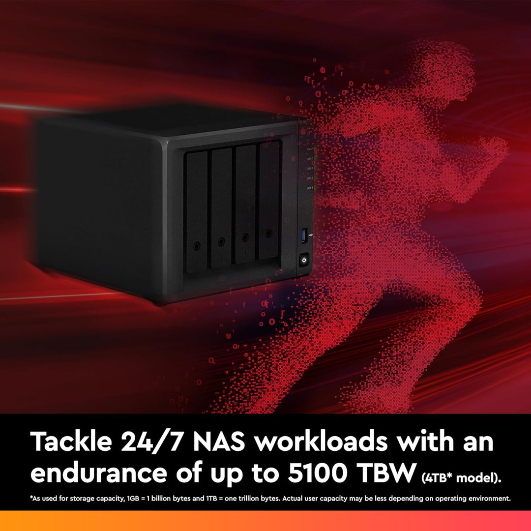 WD Red SN700 NVMe SSD 1 TB (SSD für NAS-Geräte, 24/7‐NAS‐Workloads, Dauerhaltbarkeit von bis zu 2.00