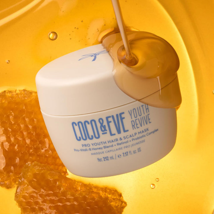Coco & Eve Pro Youth Haarmaske. Anti-Aging Haarmaske für Kraft, Glanz & Volumen. Reguliert Schuppen