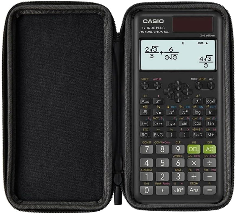 CALCUSO Standardpaket: Casio FX-87DE Plus 2 technisch-wissenschaftlicher Taschenrechner + WYNGS Schu